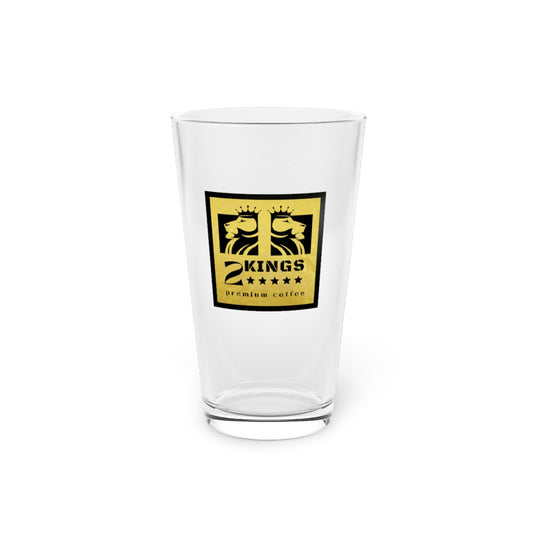 2 Kings Coffee - Branded Pint Glass, 16oz