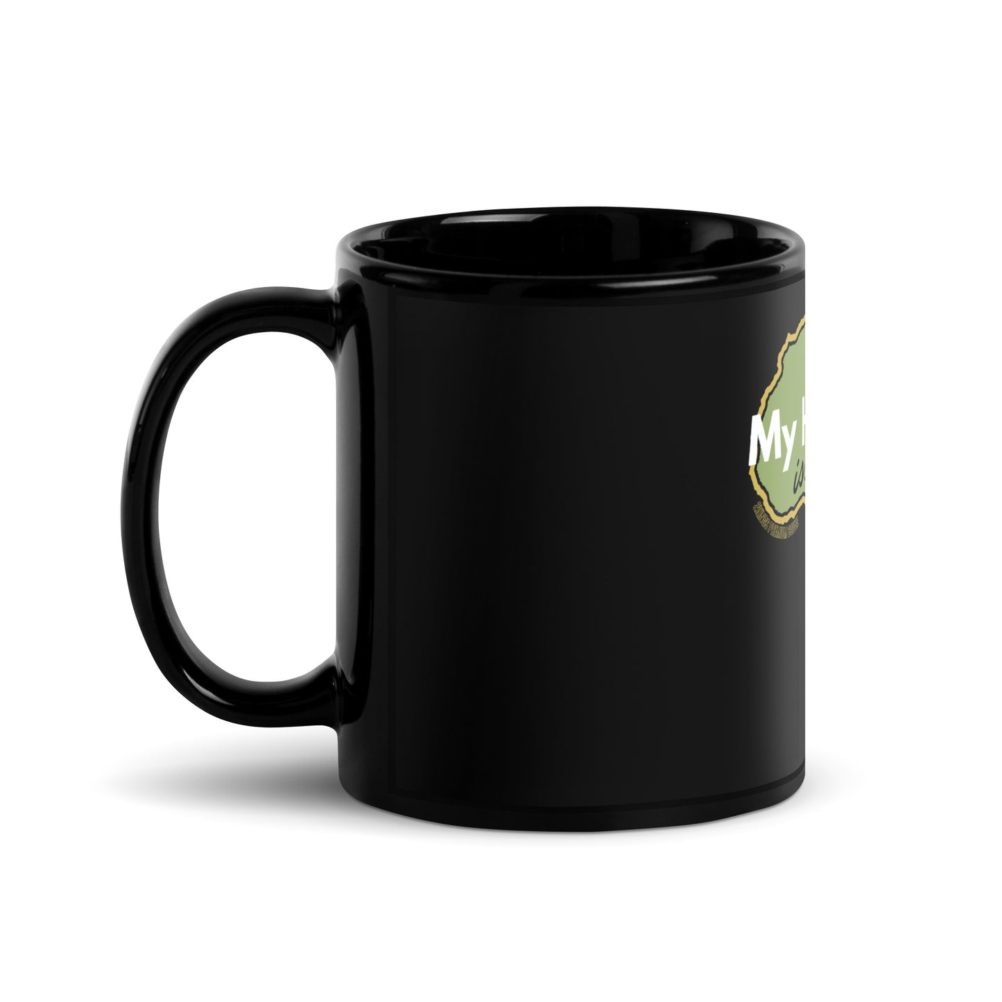 2 Kings Coffee My History is Strong - Black Glossy Mug