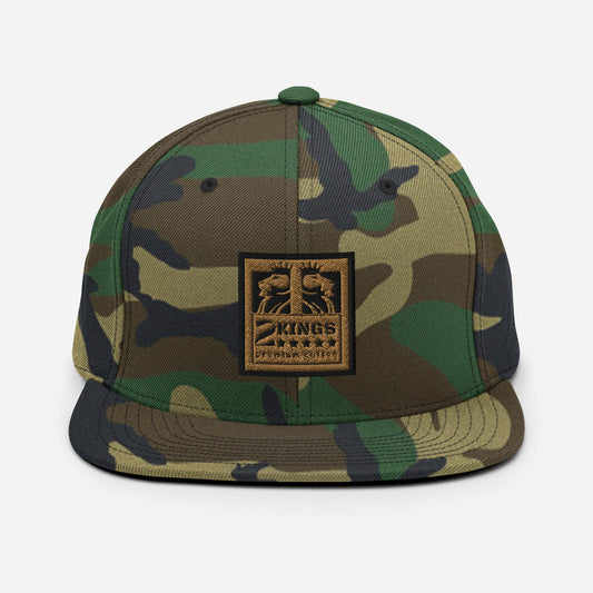 2 Kings Coffee - Camo Snapback Hat