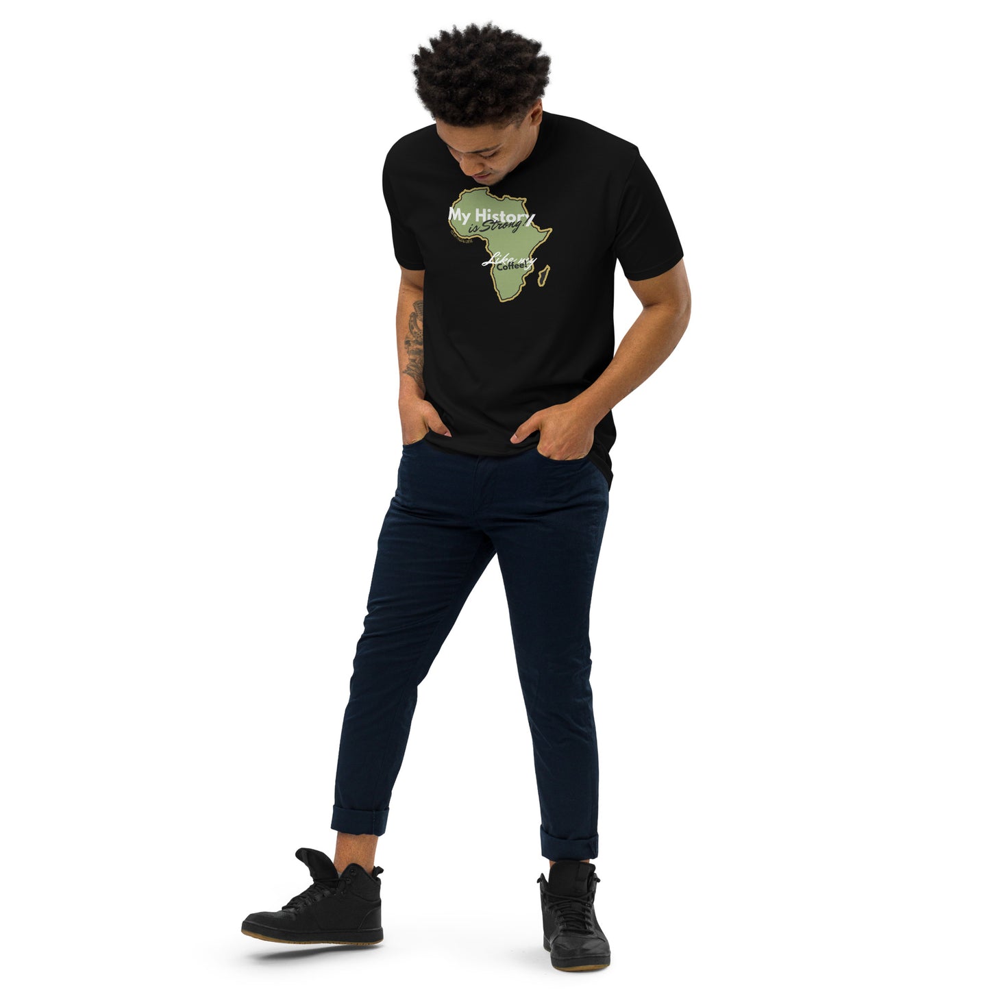2 Kings Coffee - "My History is Strong" Premium Tshirt