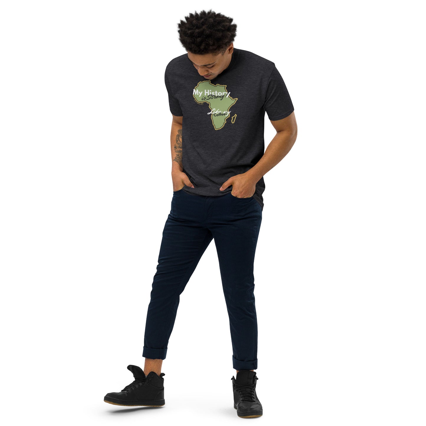 2 Kings Coffee - "My History is Strong" Premium Tshirt