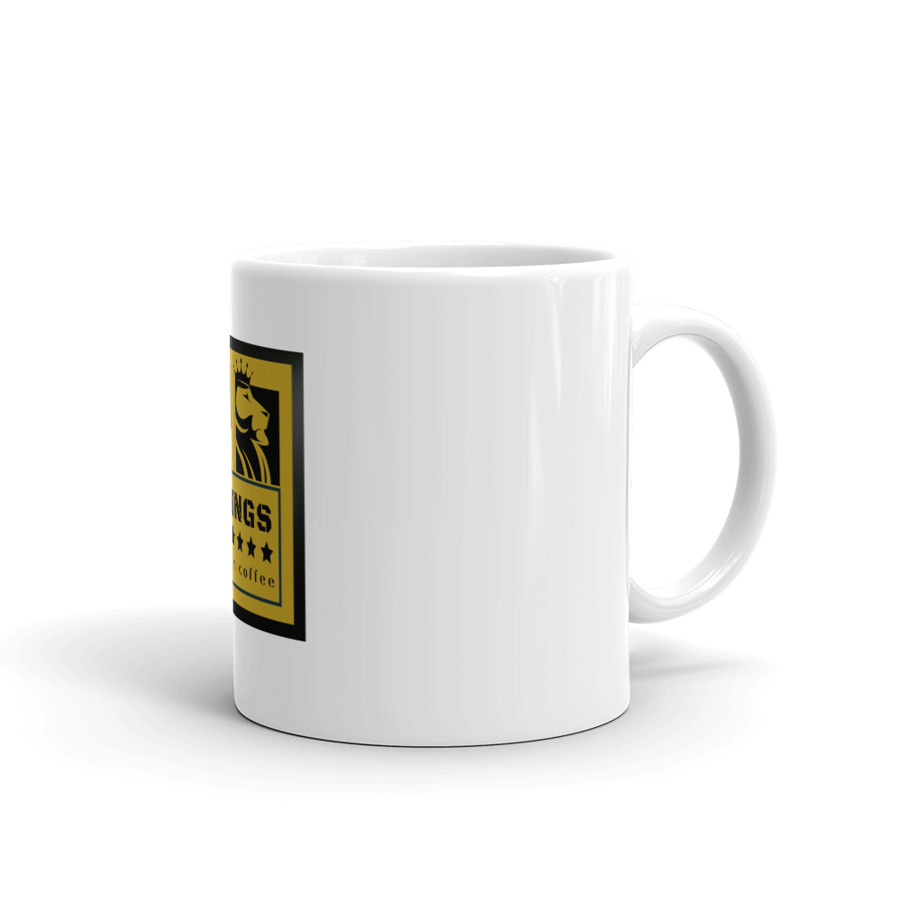 2 Kings Coffee - Branded White Glossy Mug