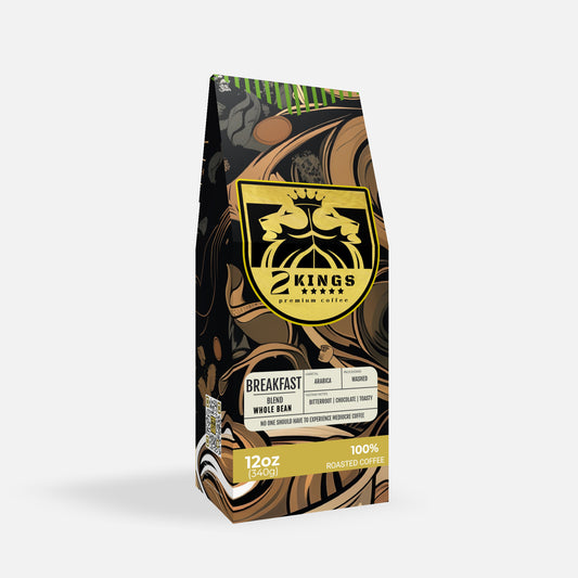 2 Kings Coffee - Breakfast Blend -Whole Bean