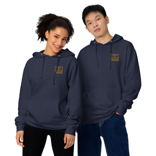 2 Kings Coffee - Embroidered Unisex Mid weight Hoodie