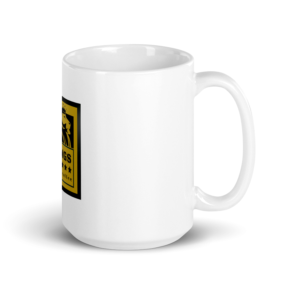2 Kings Coffee - Branded White Glossy Mug